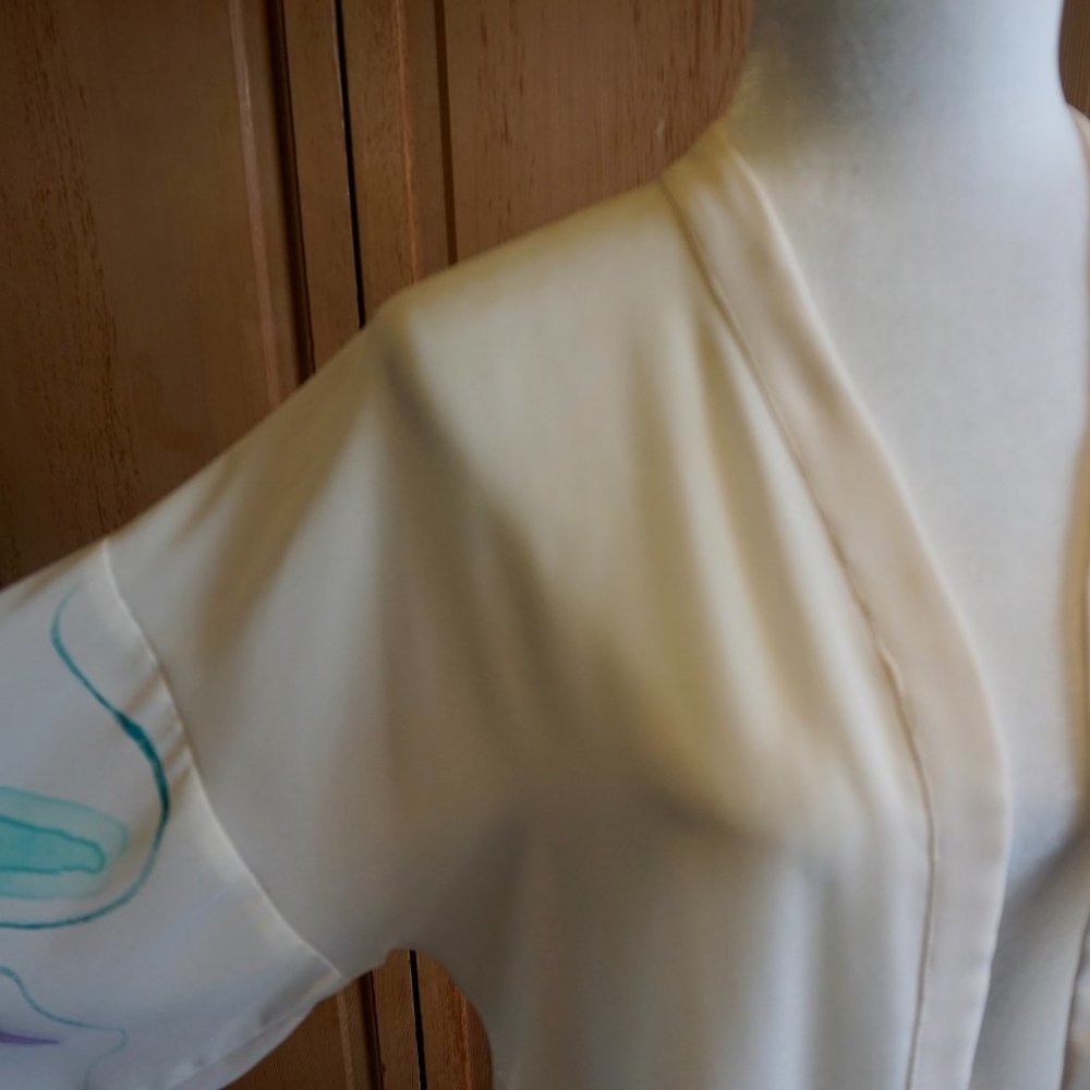 💚 VINTAGE ZIZI | BARBARA CHODOS Sheer Cardigan - Picture 5 of 12